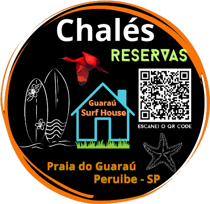 Logo Guaraú Surf House Chalés